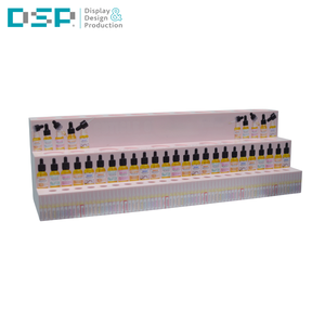 DSP fábrica vietnamita personalizado de lujo acrílico centro comercial cosmético cuidado de la piel aceite soporte de exhibición de escritorio - Product Image 1