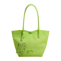 Nouveau Sac Fourre-tout Tendance 2-en-1 en PVC 2026 Grande Capacité Imperméable Sac à Bandoulière pour Femme