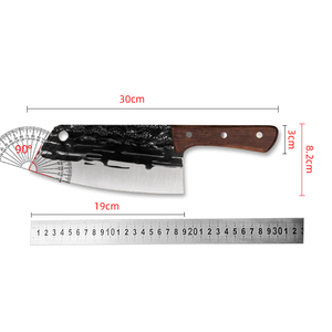 Couteau de chef <span class=keywords><strong>chinois</strong></span> forgé Jinniangzi |   Couteau de 7 pouces en acier inoxydable avec manche en bois |   Couteau de cuisine tranchant pour trancher et hacher, vente en gros - Product Image 5