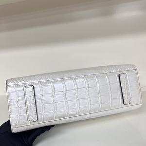 Sac fourre-tout en cuir de crocodile véritable, sac à bandoulière de luxe de créateur, durable et portable, sacs de luxe pour femmes - Product Image 4