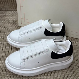 Luxury Designer <b>Shoes</b> McQueenes Women's Lace-Up Platform Mesh Sneakers Thick Sole Breathable Lightweight Genuine <b>Casual</b> <b>Shoes</b> - Product Image 2