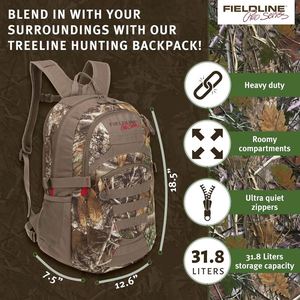 Échantillon gratuit, sac de randonnée tactique en nylon camouflage, grande capacité, durable, 40L, Molle, pour le sport, la chasse, les activités de plein air - Product Image 2