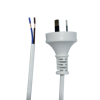 Cable de Alimentación Estándar Australiano de 3 Pines H05VV-F 3G0.75mm2, Cable de Repuesto para Monitor de Computadora, TV, Impresora, Electrodomésticos, OEM