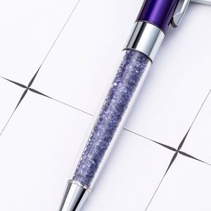 Stylus Wholesale Luxury <b>Gift</b> Diamond Crystal Customizable Logo Metal Ballpoint <b>Pen</b> for Girl - Product Image 4