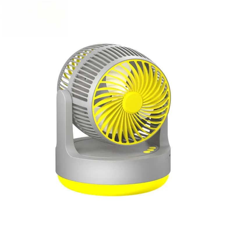 Ventilador eletrônico de alta capacidade com bateria de 10000 mAh, ventilador de alta capacidade com rotação de 360 graus, vento forte e fluxo de ar