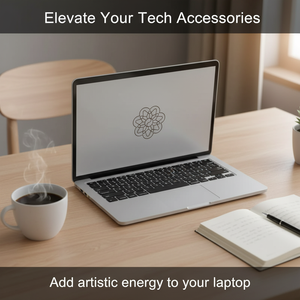 สติกเกอร์ลายแมนดาลาใส ทนทาน ผลิตจาก PVC ลอกออกง่าย ลายดอกไม้หยินหยาง สำหรับตกแต่ง - Product Image 3