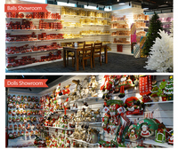 Jintai OEM personnalisé nouvelle arrivée décorations tendance de noël guirlandes en plastique de couleur mélangée pour la décoration de patio de jardin à la maison