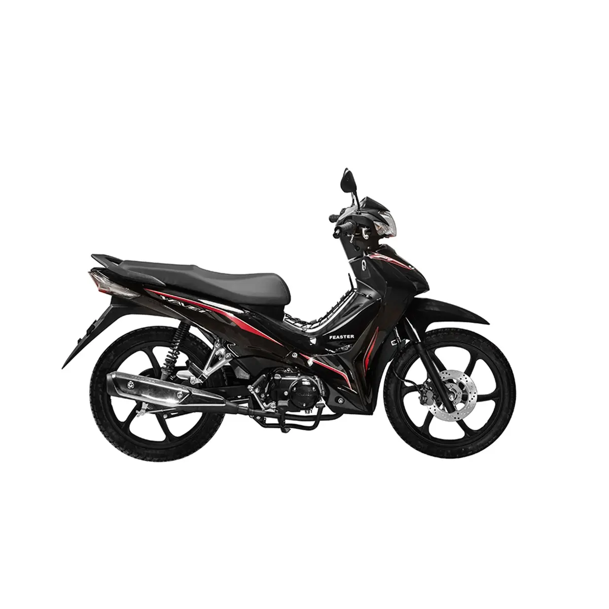 Top Quality Black Gas Motor Scooter YFY110-5 Safe Cheap Gas Scooter Stand Up for Sale