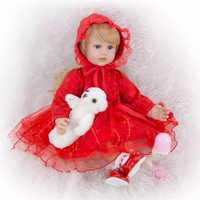 Bébé Reborn poupée bébé 24 pouces 60cm réaliste bébé tissu vinyle Silicone nouveau-né vraies poupées enfants poupées filles