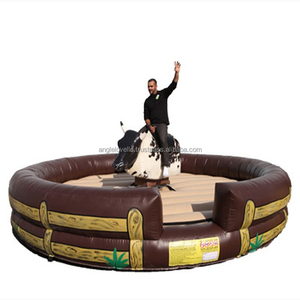 Hot bán trong nhà cao bồi Rodeo <span class=keywords><strong>Inflatable</strong></span> nhựa PP <span class=keywords><strong>Bull</strong></span> cưỡi trò chơi cơ khí kiểm soát <span class=keywords><strong>Bull</strong></span> Mat vui vẻ thách thức trung tâm mua sắm - Product Image 2