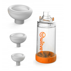 Nébuliseur pour animaux de compagnie, flacon de médicament orange et vert, usage vétérinaire - Product Image 4