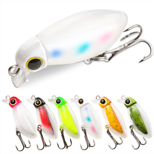 <span class=keywords><strong>Sauterelle</strong></span> Topwater Crayon Crankbait Micro Finesse <span class=keywords><strong>Leurre</strong></span> 2.5g 3.8cm Soft Shell Insect Mimic pour <span class=keywords><strong>Truite</strong></span> Panfish Creek Pêche - Product Image 1