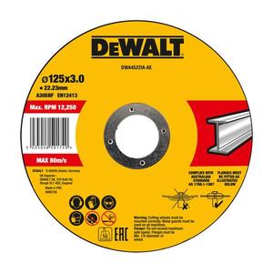 DeWalt-DWA4525IA-AE แผ่นตัดโลหะประสิทธิภาพสูง-หดหู่-EAN แผ่นตัดวัสดุ5035048501955 - Product Image 1