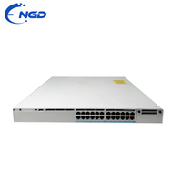 Nuevo Switch Empresarial Catalyst Serie 9300 C9300-24UX-A de 24 Puertos Gig UPOE con Uplink Modular (Compatible con Módulos de 1G, 10G, 25G y 40G)