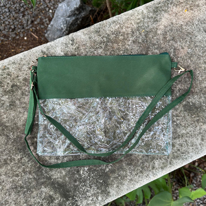 US Warehouse PVC Clear Crossbody Bag Stadium Approved Purse DOM-1141056