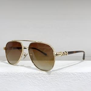 Prescripción de computadora China Anti luz azul óptica multifocal piloto progresivo ciclismo gris plata negro oro gafas con marco - Product Image 5