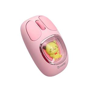 Bel Design MW-063PR ricaricabile Mini tipo-C Mouse 2.4G senza fili & BT 3.0-5.0 Mouse regalo per bambini ragazze signora - Product Image 3