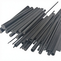 Tige en fibre de carbone pultrudée |   Barres en carbone structurelles haute résistance et légères, diamètre et longueur personnalisés
