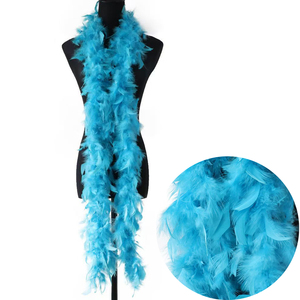 Boa di Piume per Danza Samba e Latina, Decorazioni per Matrimoni, Sfilate di Moda e Palcoscenico, Sciarpa di Piume di Tacchino - Product Image 2