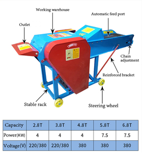 Broyeur et hacheur de fourrage pour ruminants, herbe, foin, ensilage, paille, unité électrique/diesel/à essence - Product Image 2