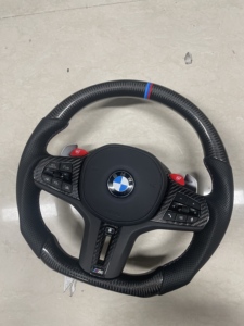 Nuevo Volante de Cuero con Fibra de Carbono para G20 G28 G29 G30 G32 G38 G11, Mayor Comodidad y Estilo - Product Image 6