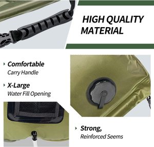 Ducha Portátil Plegable para <span class=keywords><strong>Camping</strong></span>, con Calentamiento Solar, 20L, para Viajes y Baño al Aire Libre - Product Image 6