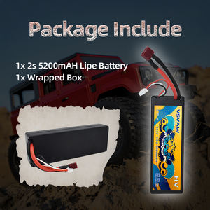 Batteria LiPo VSVAW 2S 5200mAh 7.6V 65C con Connettore Deans per Auto RC, Camion, Buggy, Veicoli Losi Slash, Elicotteri, Modelli da Corsa - Product Image 6