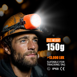 مصباح Golden Future KL5MT المحمول لمناجم الفحم تحت الأرض، مقاوم للماء بمعيار IP68، مصباح ليد أمامي لعمال المناجم قابل لإعادة الشحن، مصباح قبعة لاسلكي - Product Image 6