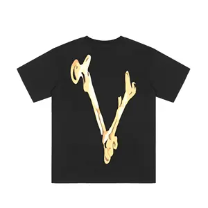 Oem брендовая Качественная новая футболка Juice Wrld X Legends Never Die, большая приятная для кожи и дышащая мужская футболка с V-образным вырезом