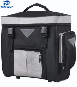 कस्टम वाटरप्रूफ हल्के पकने काले 30x30x14 सेमी बाइक रियर हैंडलबार बैग बैग बैग - Product Image 4