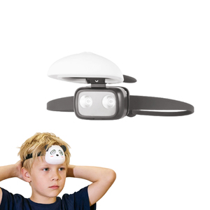 Lampe <span class=keywords><strong>frontale</strong></span> USB LED rechargeable, mini, mignonne, en silicone, en forme de panda, pour le camping, le travail, les enfants et les bébés, jouet lampe <span class=keywords><strong>frontale</strong></span> animalière - Product Image 1