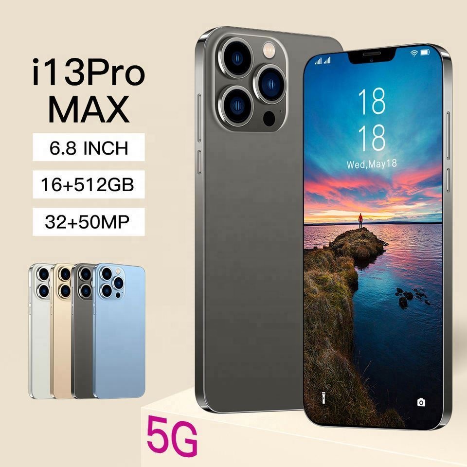 Factory price cheap i13 Pro max mobile phone RAM+ROM 16+512