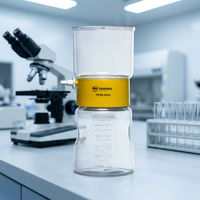 Système de filtration sous vide, membrane PES, 0,22 μm, diamètre 75 mm, stérile
