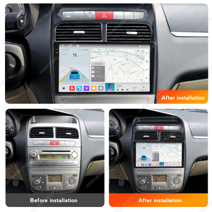 MEKEDE-Reproductor de DVD para coche, Radio con pantalla táctil, Android 12, 8 + 128GB, GPS, DSP, BT, estéreo, para <span class=keywords><strong>Fiat</strong></span> Grande Punto Linea 2007-2012 - Product Image 3