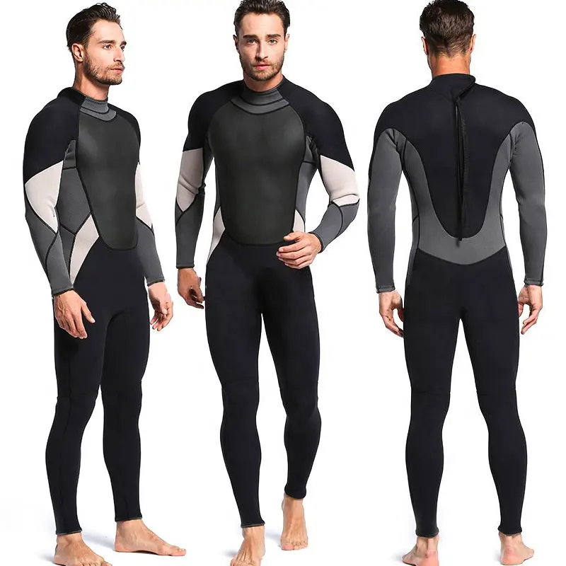 Neopreen 3Mm Watersporten Zwemmen Surfen Duiken Duik Natte Pakken Triatlon Wetsuit Voor Volwassenen