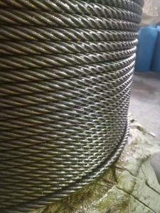 כבל פלדה עתיר פחמן 1mm-28mm (כולל 1mm 8mm 12mm) משטח חלק/מלוטש ASTM פלדה מצופה PVC לחיתוך בקור - Product Image 5