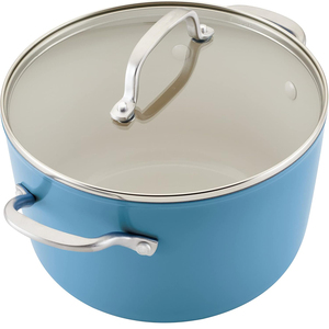 Juego de Ollas de Cocina Antiadherentes de 9 Piezas, de Aleación de Aluminio Moderno, con Tapas de Vidrio y Asas de Acero Inoxidable, Aptas para Lavavajillas y Horno, para Cocina de Gas - Product Image 5