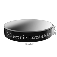 Présentoir à plateau tournant électrique à 360 degrés avec batterie pour bijoux et montres