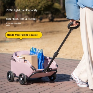 LOVEPET MINI09 Versión Mejorada, Carrito para Mascotas de Acero al Carbono con 4 Ruedas para Perros y Gatos, Plegable, Ligero, para Todas las Estaciones - Product Image 2