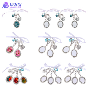 Beliebte Blanko-Sublimations-Metallbrosche, Blumenstrauß-Anhänger und Abzeichen, Persönlicher Hut-/Blumenstrauß-Anhänger für Hochzeit/Abschlussgeschenk/Dekoration - Product Image 4