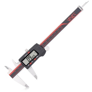 Calibrador Vernier <span class=keywords><strong>Digital</strong></span> fraccional de 150mm y mm, pantalla LCD grande de acero inoxidable, pantalla <span class=keywords><strong>Digital</strong></span> de precisión, pantalla LCD - Product Image 1