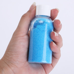 Polvo limpiador para herramientas de barbería, solución de limpieza reutilizable azul para equipos de peluquería - Product Image 3