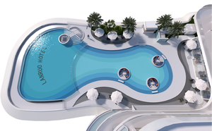 Piscina Acrílica Elevada de Esquina AUPOOL, Gran Oferta, <span class=keywords><strong>Precio</strong></span> de Piscina Acrílica con Ventana, Piscina Transparente - Product Image 5