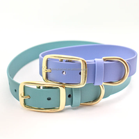 Correa para Perro Personalizada al por Mayor con Logotipo Impreso, de PVC con Sensación de Cuero, de Liberación Rápida, Impermeable, Acolchada Suave, Cómoda y Simple