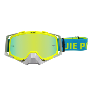 Jiepolly OEMカスタマイズロゴダートバイクモトスポーツ眼鏡フレームレスレーシングMxカスタムオートバイゴーグル - Product Image 3