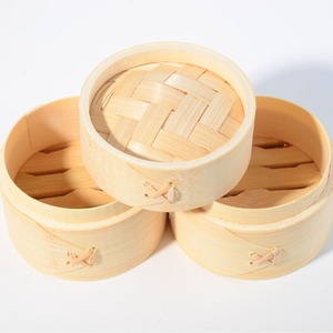 Vaporera de Bambú de Grado Alimenticio TYLOO con Tapa, Resistente al Calor, Duradera, para Uso Doméstico y en Restaurantes - Product Image 1