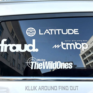 Nhà Máy Giá tùy chỉnh xe kính chắn gió dán thời tiết vinyl xe chuyển Đề can dán cửa sổ xe với logo hoặc thư - Product Image 2