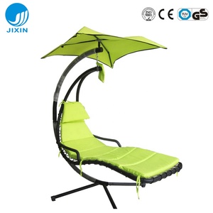 Moderno jardín al aire libre colgante chaise lounge silla con dosel soporte de arco de metal aire porche <span class=keywords><strong>columpio</strong></span> para muebles de patio - Product Image 5