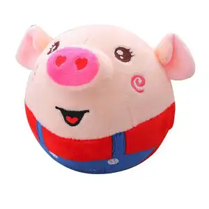 Creative models jumping pig toys baby coax baby magic ball learning to talk recording fun plush toys