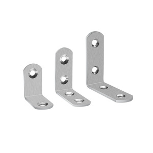 Stainless Steel Corner <b>Bracket</b> L Shape <b>90</b> <b>Degree</b> Shelf Support Connector Durable Wardrobe Hardware - Product Image 5